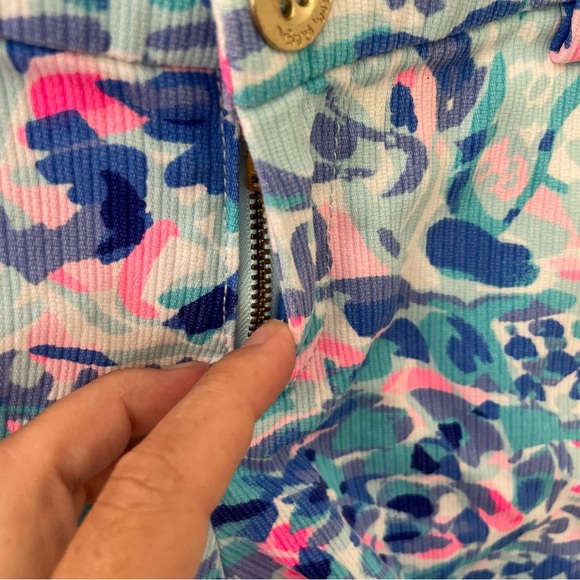 Lilly Pulitzer Callahan Shorts in Breakwater Party Wave Lace Detail Size 4 - Picture 4 of 6